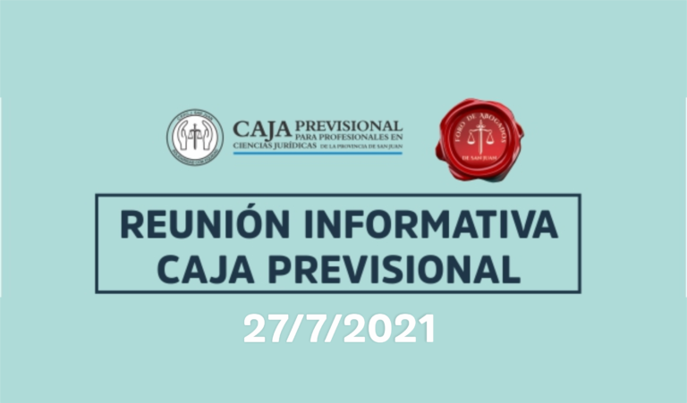 VER AQUÍ EL VIDEO: REUNIÓN INFORMATIVA CAJA PREVISIONAL