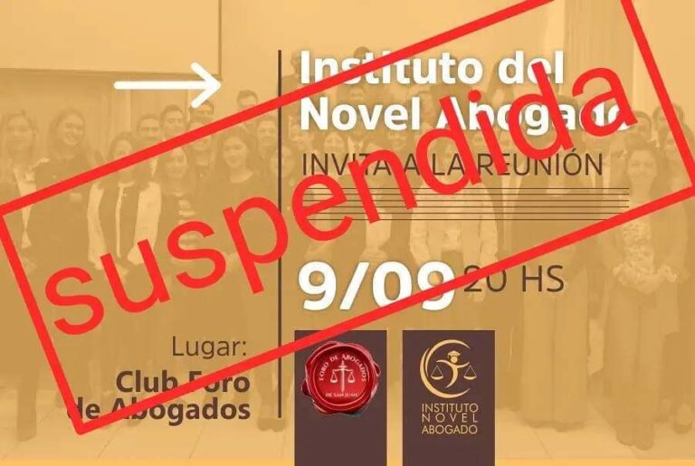 INSTITUTO DEL NOVEL ABOGADO, INFORMA:
