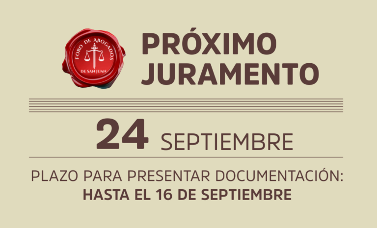 PRÓXIMO JURAMENTO