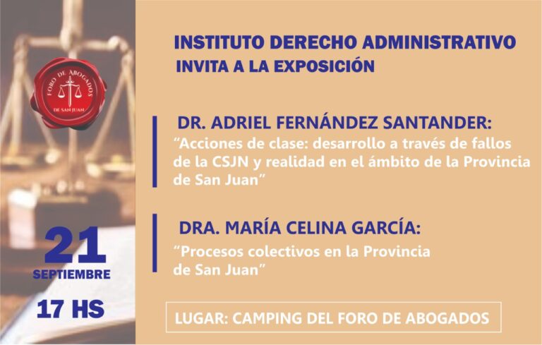 INSTITUTO DERECHO ADMINISTRATIVO INVITA: