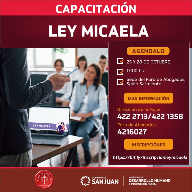 CAPACITACIÓN “LEY MICAELA”
