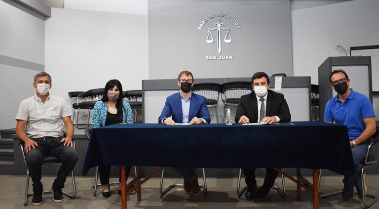 CONVENIO MARCO DE COLABORACION ENTRE EL FORO DE ABOGADOS DE SAN JUAN Y CÁMARA ARGENTINA DE LA CONSTRUCCION DELEGACION SAN JUAN.