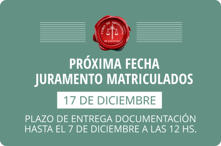 PRÓXIMO JURAMENTO