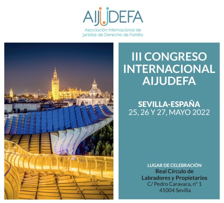 CONGRESO AIJUDEFA en SEVILLA 2022: Ya está abierta la inscripción