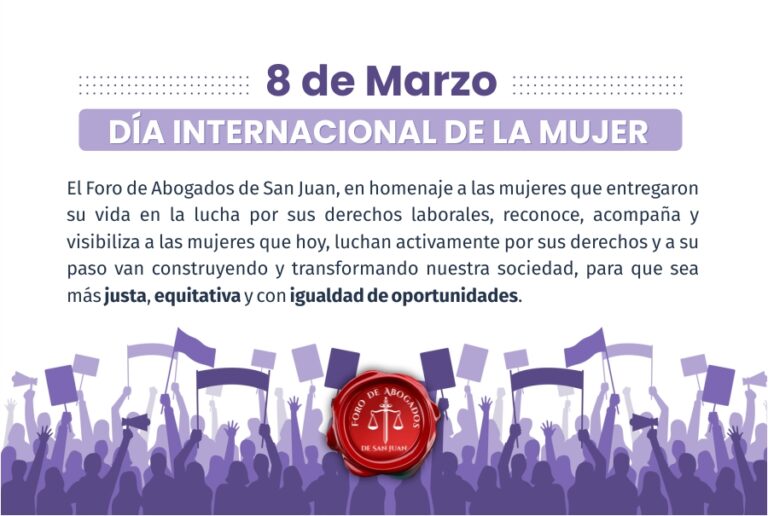 DÍA INTERNACIONAL DE LA MUJER
