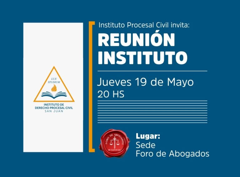INSTITUTO PROCESAL CIVIL, INVITA: