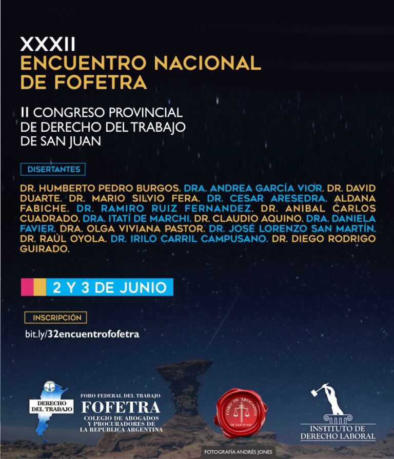 XXXII ENCUENTRO NACIONAL DE FOFETRA