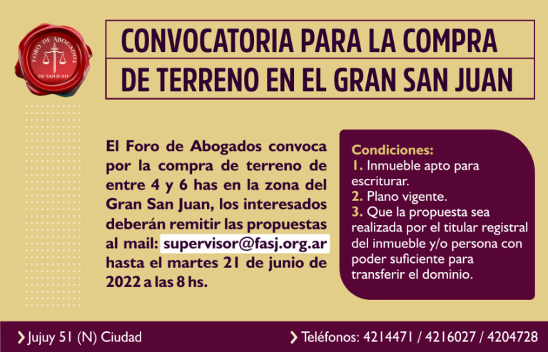 CONVOCATORIA