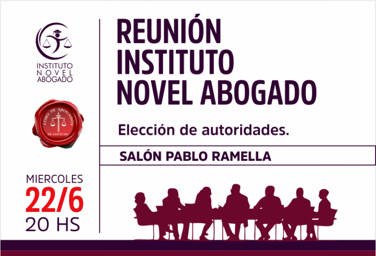 REUNIÓN INSTITUTO NOVEL ABOGADO