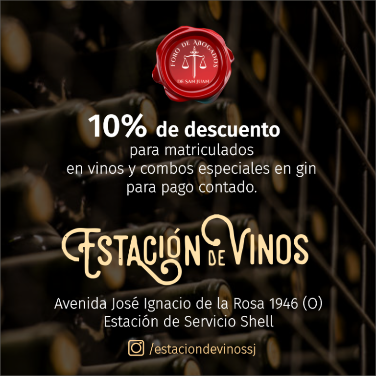10% DE DESCUENTO EN ESTACIÓN DE VINOS