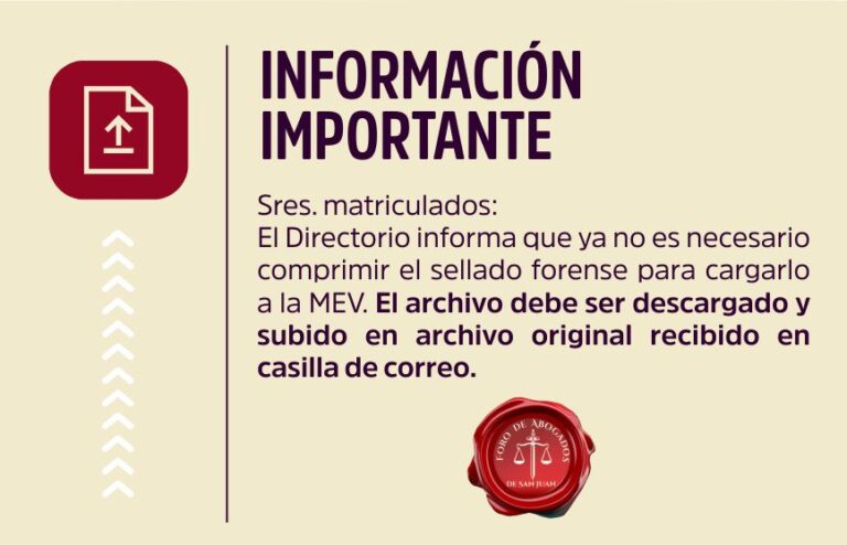 INFORMACIÓN IMPORTANTE
