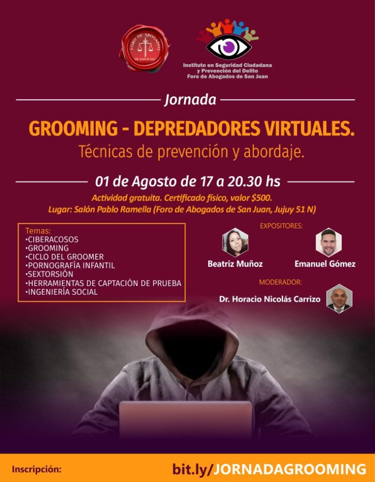 JORNADA SOBRE GROOMING