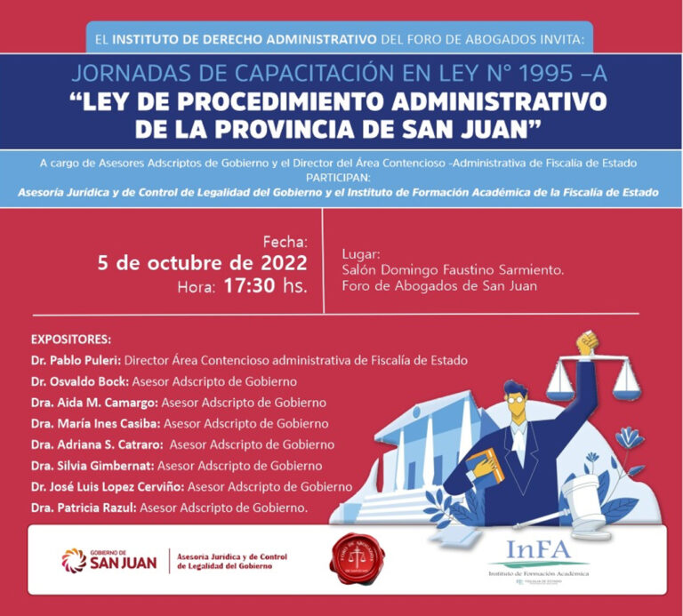 INSTITUTO DE DERECHO ADMINISTRATIVO, INVITA: