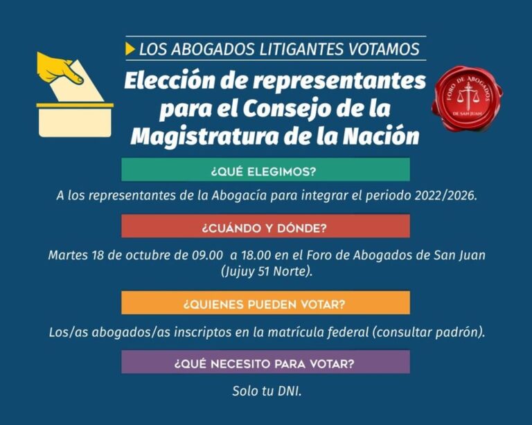 ELECCIONES 18/10