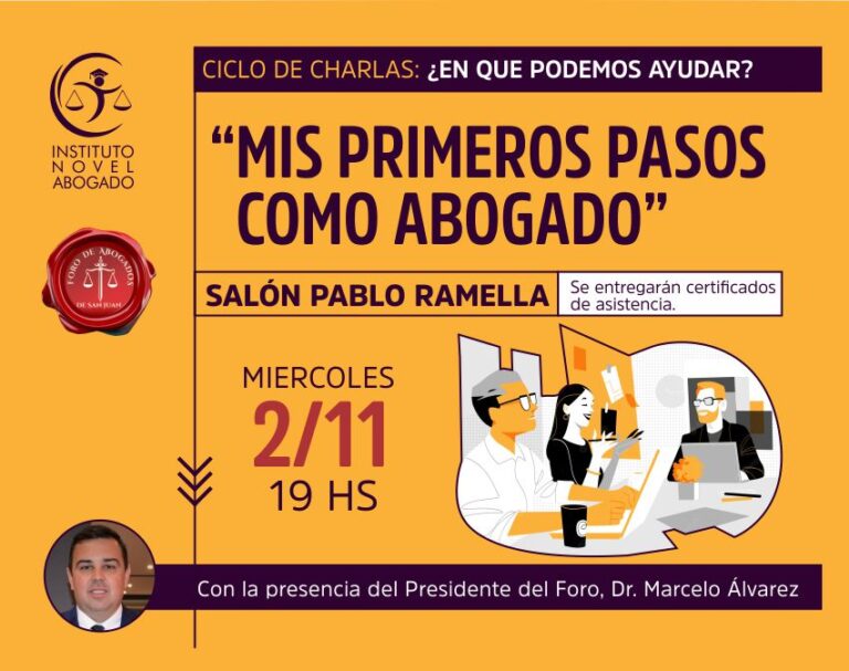 CICLO DE CHARLAS: ¿EN QUE PODEMOS AYUDAR?