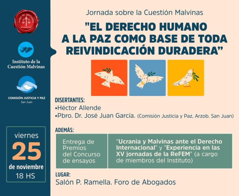 INSTITUTO DE LA CUESTIÓN MALVINAS, INVITA:
