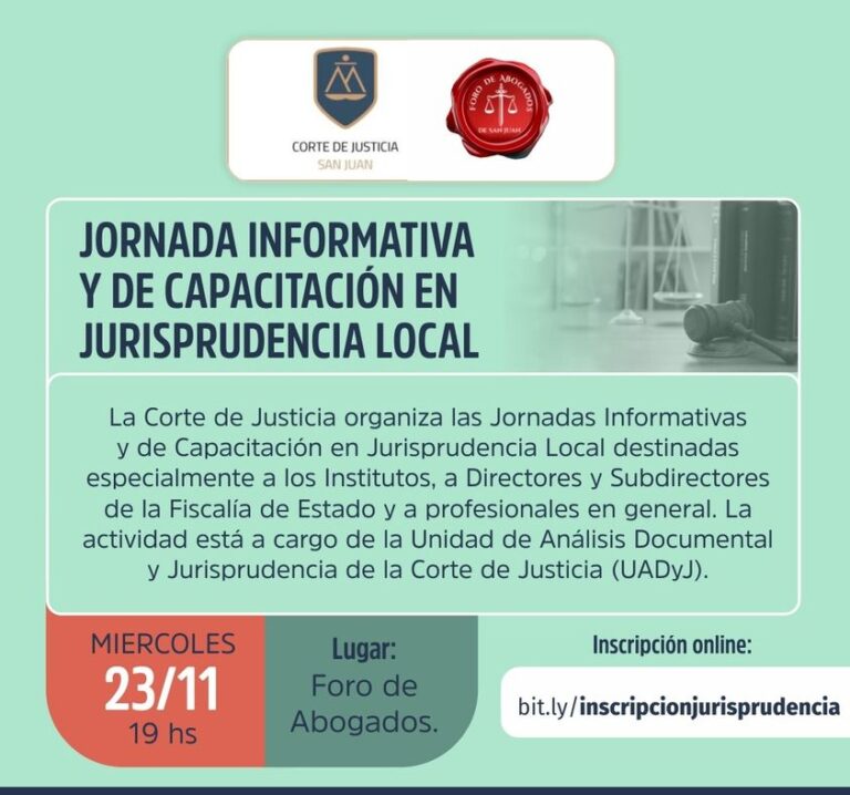 CAPACITACIÓN EN JURISPRUDENCIA LOCAL