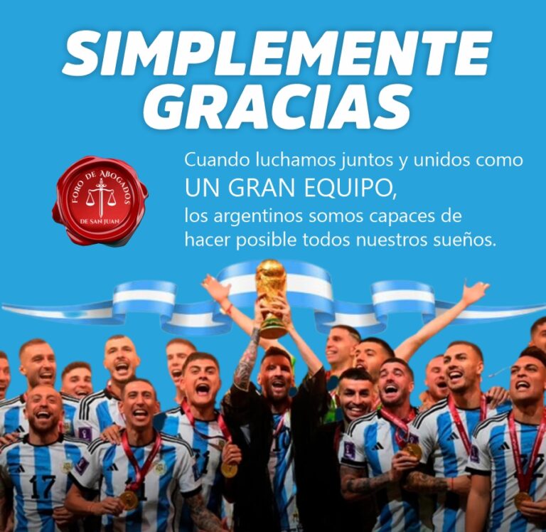 ARGENTINA, CAMPEÓN DEL MUNDO