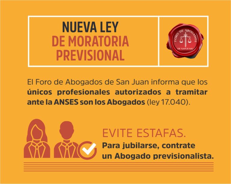MORATORIA PREVISIONAL