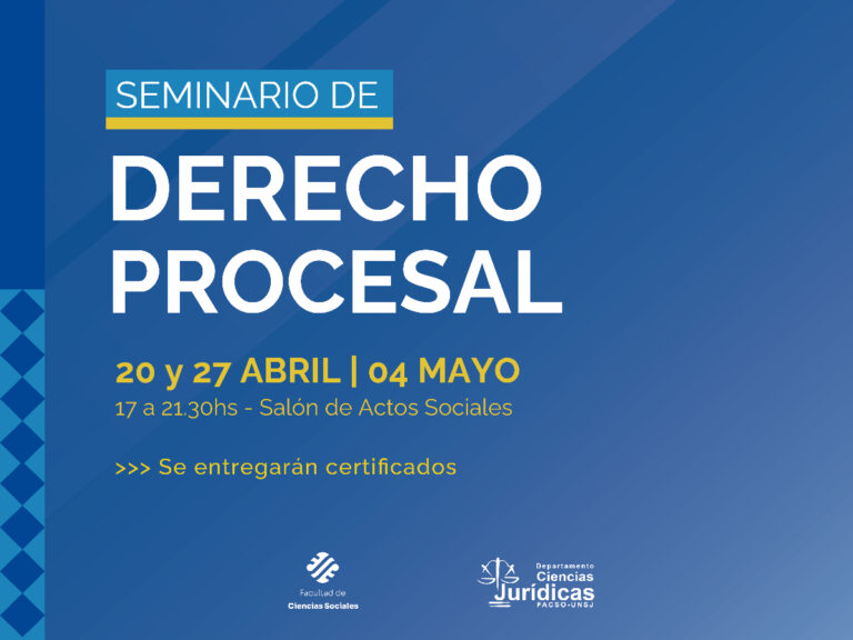 SEMINARIO DE DERECHO PROCESAL
