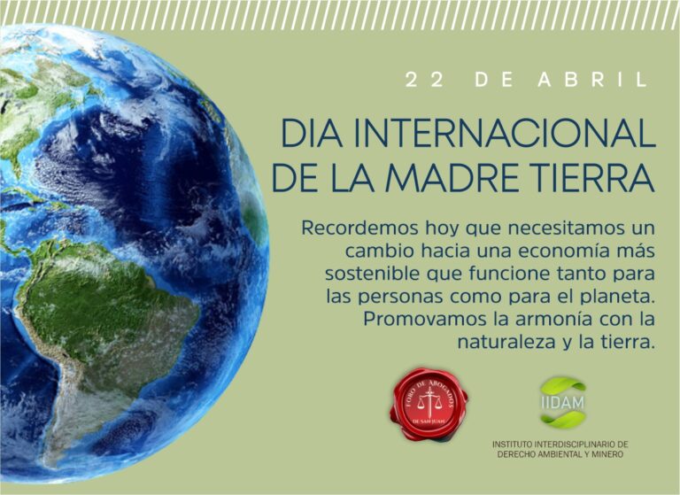 22 DE ABRIL: DÍA DE LA TIERRA