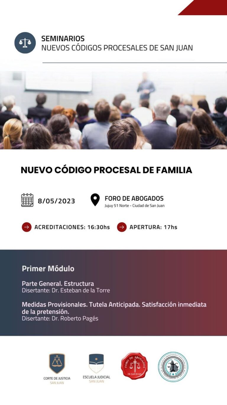 NUEVO CÓDIGO PROCESAL DE FAMILIA