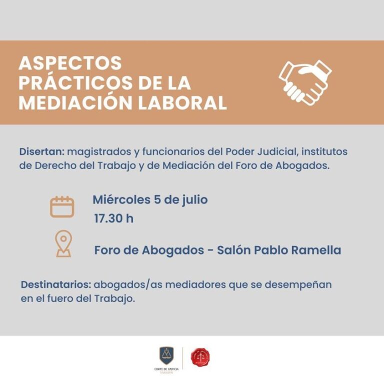 “ASPECTOS PRÁCTICOS DE LA MEDIACIÓN LABORAL”