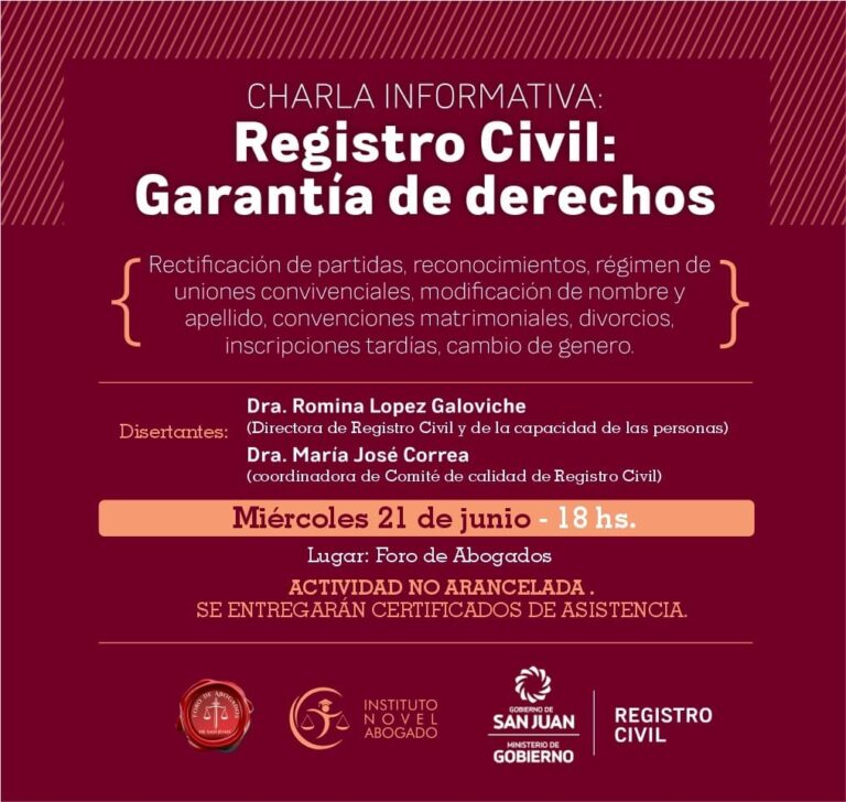 CHARLA INFORMATIVA
