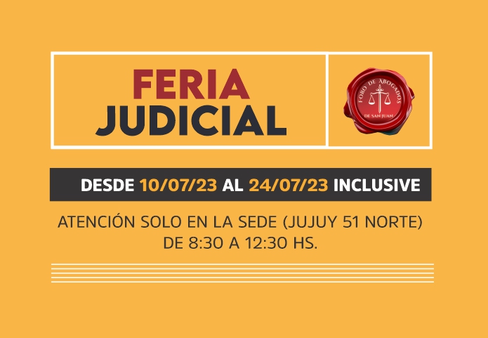 FERIA JUDICIAL