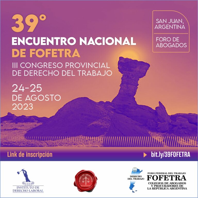 39° ENCUENTRO NACIONAL DE FOFETRA