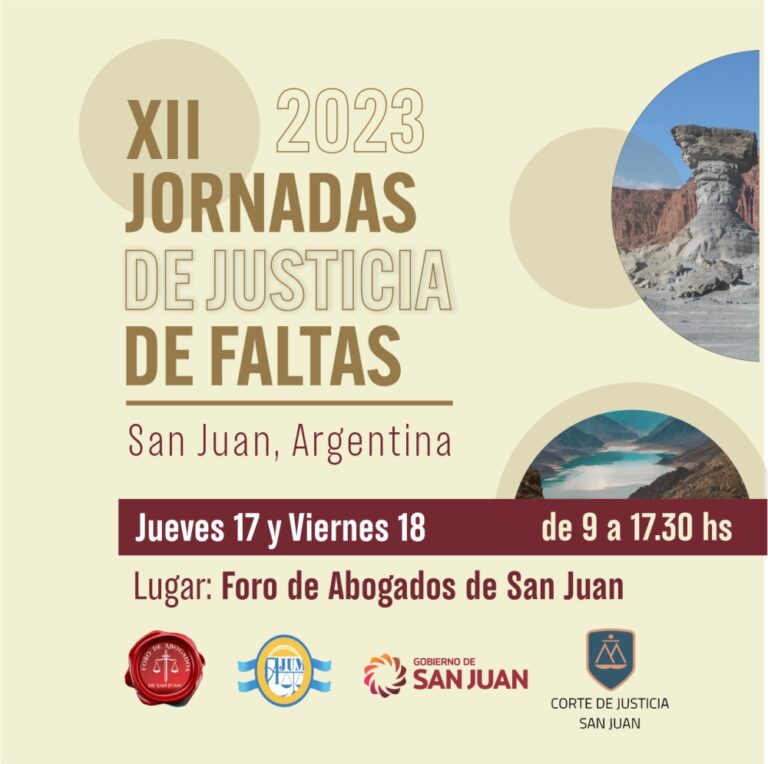 XII JORNADAS DE JUSTICIA DE FALTAS