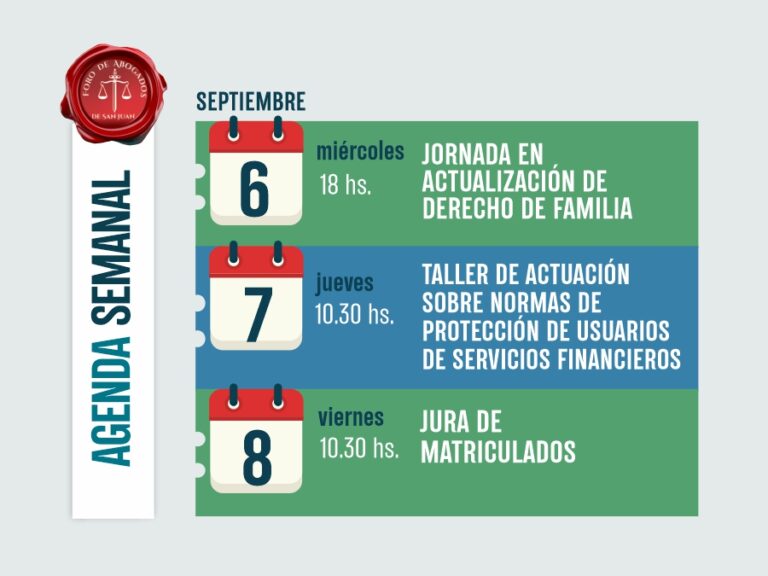 AGENDA SEMANAL