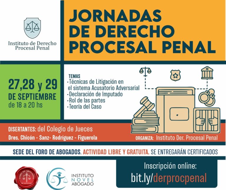 JORNADAS DE DERECHO PROCESAL PENAL