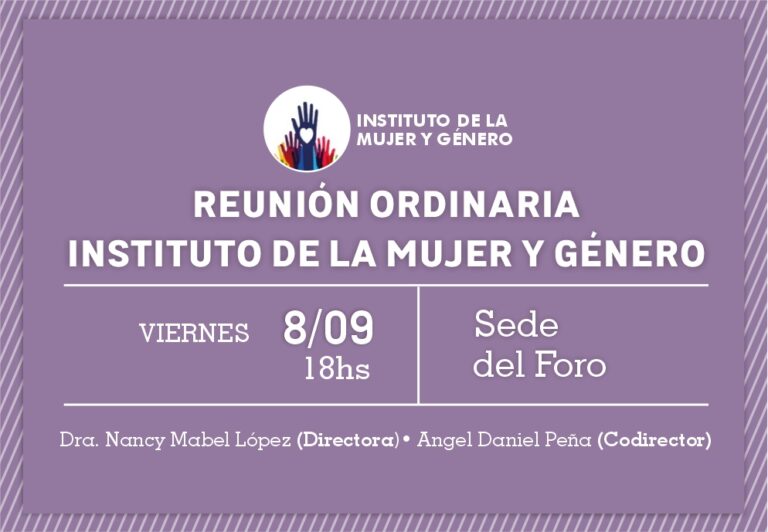 INSTITUTO DE MUJER Y GENERO INVITA
