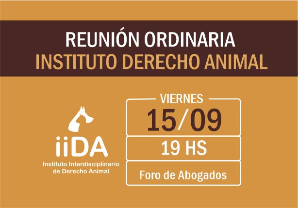 REUNION ORDINARIA DERECHO ANIMAL