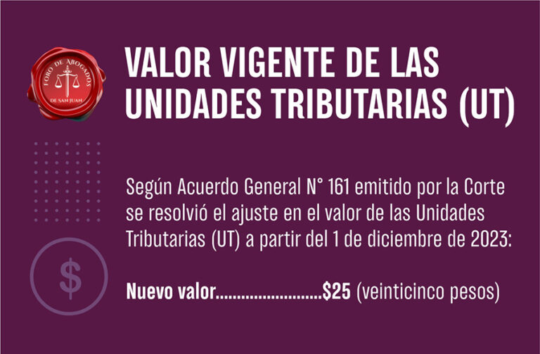 NUEVOS VALORES UNIDADES TRIBUTARIAS