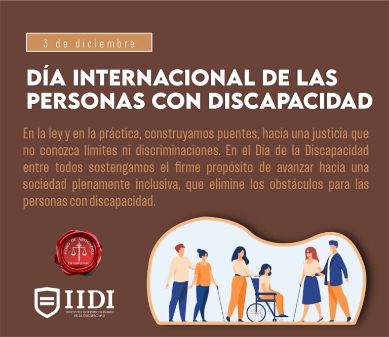 DIA INTERNACIONAL DE LA DISCAPACIDAD