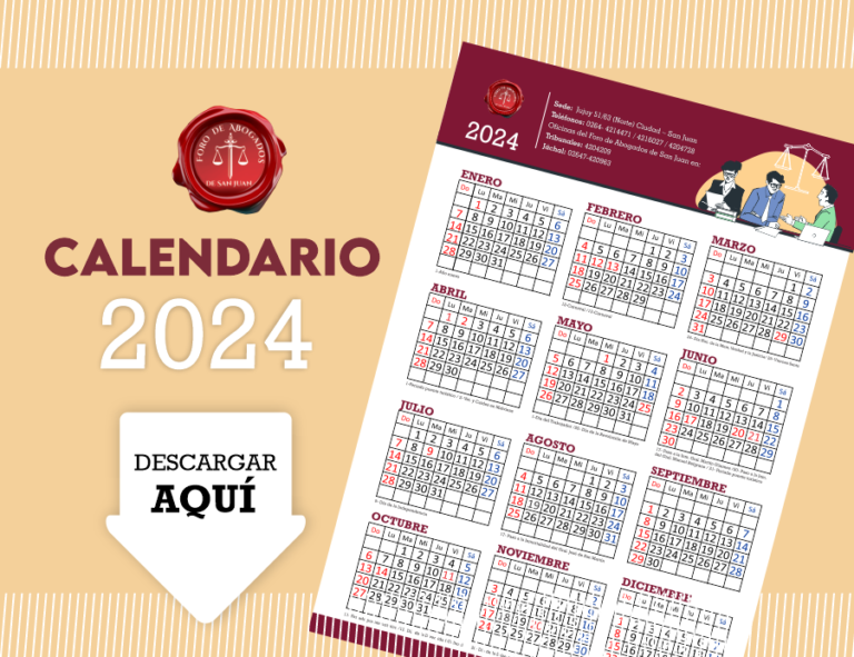 CALENDARIO 2024 /Descargar aquí