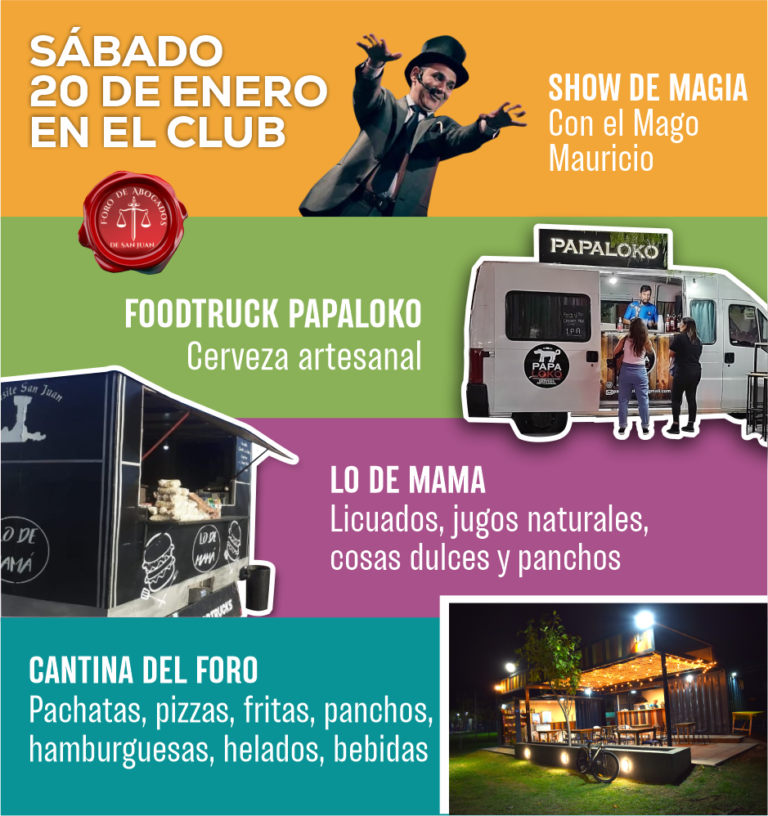 SÁBADO 20 DE ENERO EN EL CLUB
