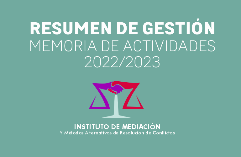 RESUMEN DE GESTIÓN: MEMORIA DE ACTIVIDADES 2022/2023