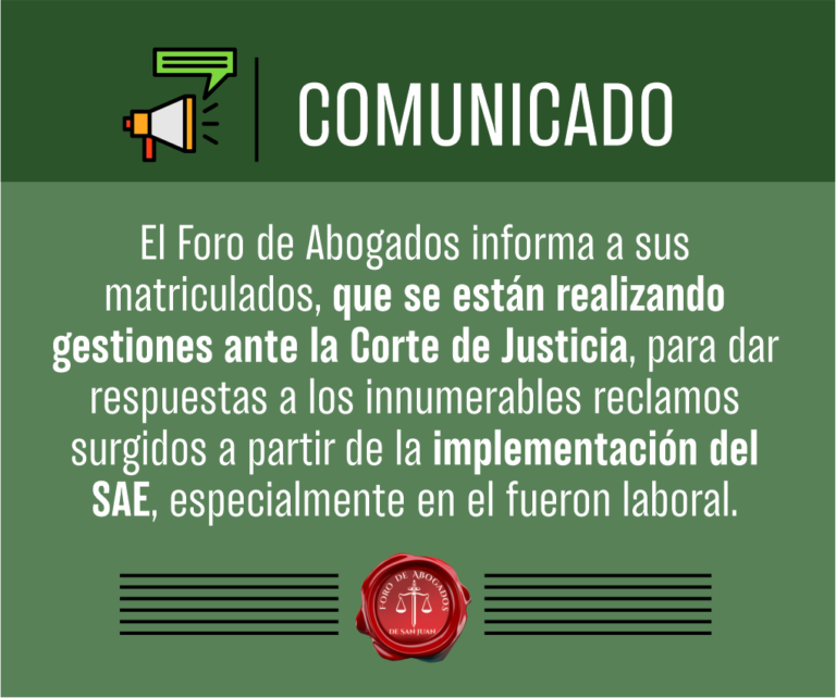 COMUNICADO