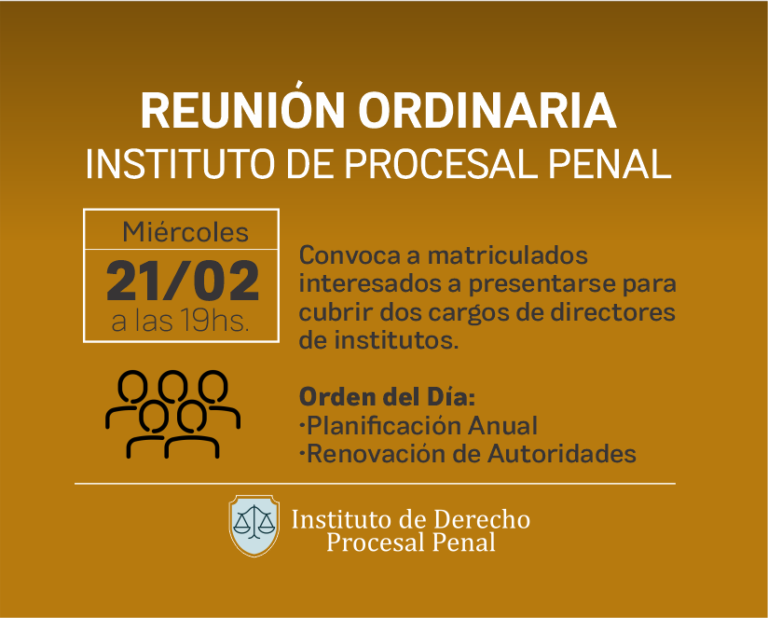 INSTITUTO DE DERECHO PROCESAL PENAL