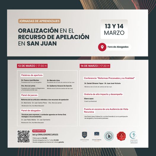ORALIZACIÓN EN EL RECURSO DE APELACIÓN EN SAN JUAN
