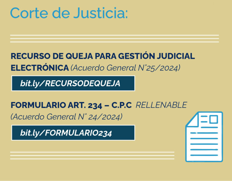 INSTRUCTIVO NOTA DE RECLAMO AL PODER JUDICIAL