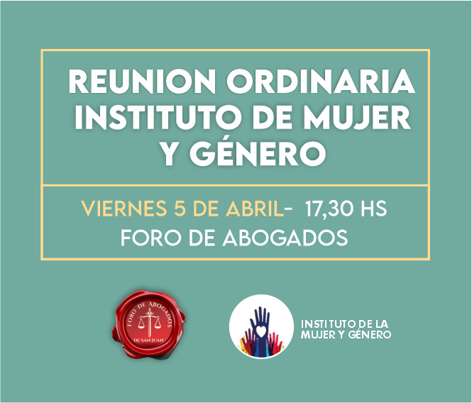 INSTITUTO DE MUJER Y GÉNERO , INVITA: