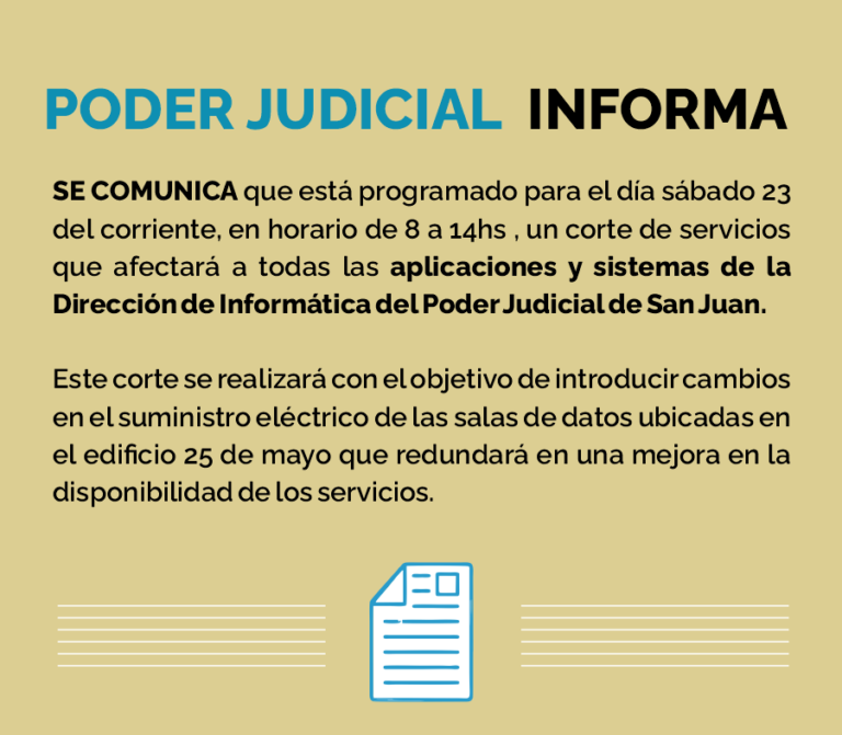 PODER JUDICIAL INFORMA