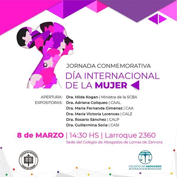 JORNADA CONMEMORATIVA DÍA DE LA MUJER