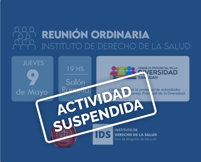 ACTIVIDAD SUSPENDIDA