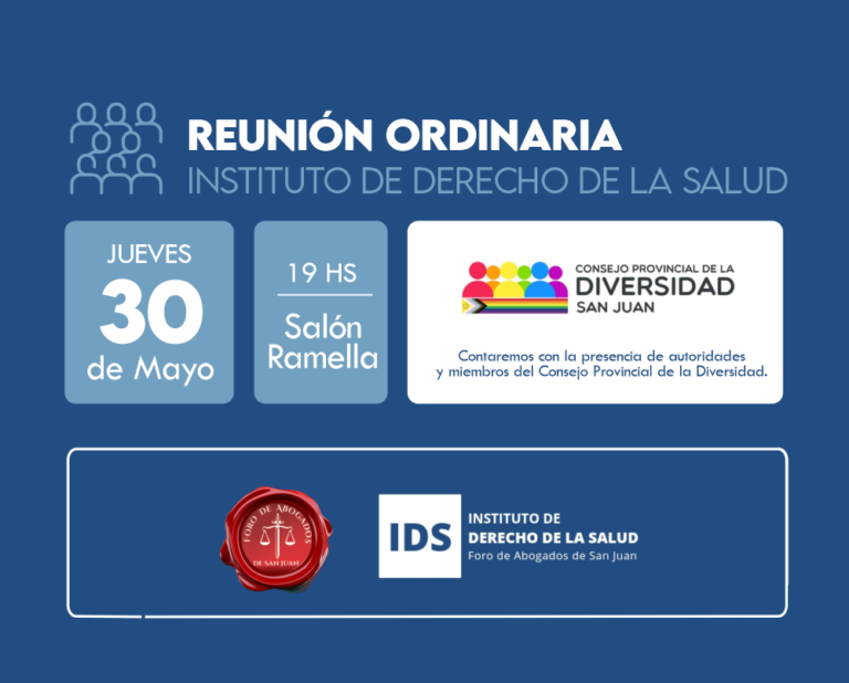 INSTITUTO DE DERECHO DE LA SALUD INVITA