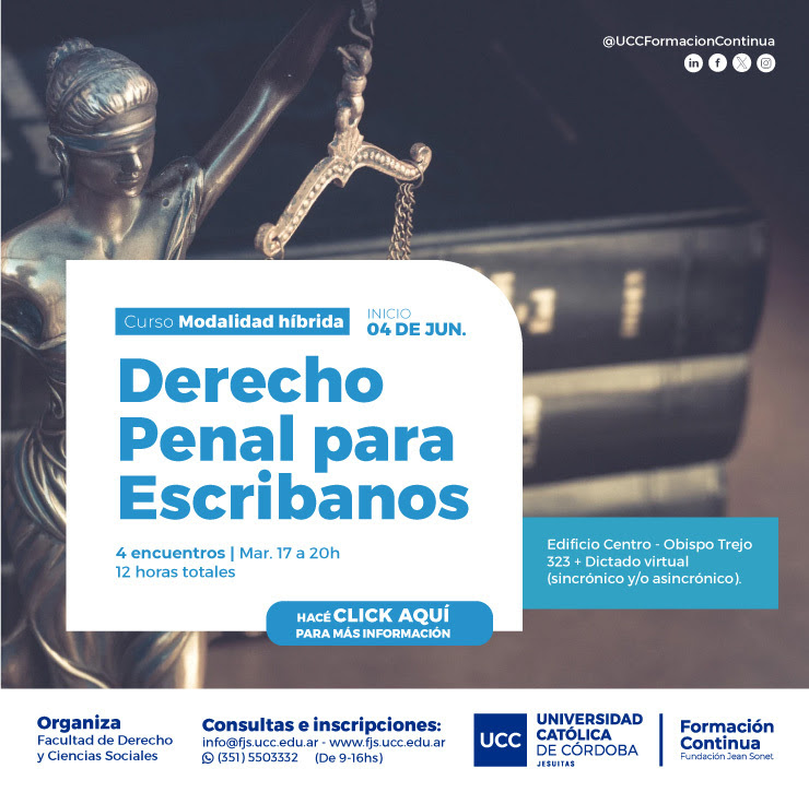 UCC. Derecho Penal para Escribanos